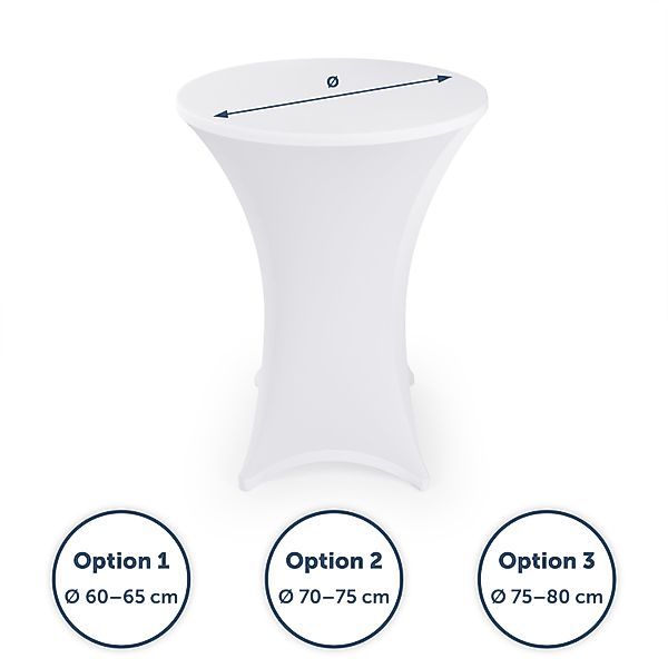 Blumtal Stehtischhusse Stretchbezug Stehtisch Hussen, Elegante günstig online kaufen