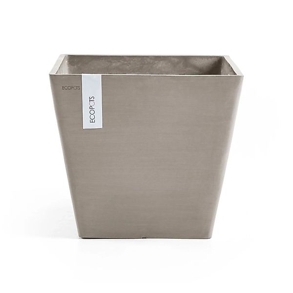 Ecopots Pflanztopf Rotterdam Braungrau 30 cm günstig online kaufen