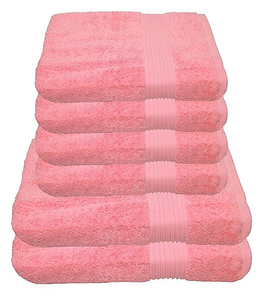Julie Julsen Handtücher 6-Handtücher-Rosa, Baumwolle (6-St) günstig online kaufen
