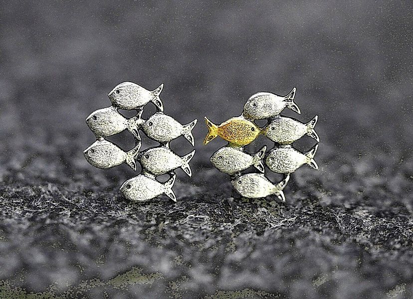 Villa Sorgenfrei Schmuckmanufaktur Ohrring-Set Ohrstecker Gegen den Strom günstig online kaufen