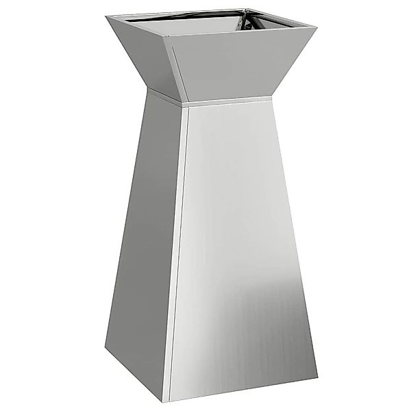 vidaXL Blumentopf Säulen Pflanzer Silber 35 günstig online kaufen