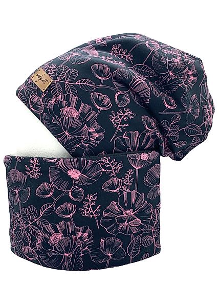 nadycat Beanie BLACK FLOWER (2-St., Beanie günstig online kaufen