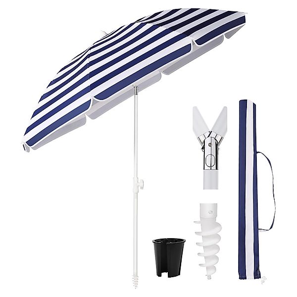Sekey Sonnenschirm Ø180 cm Balkonschirm Terrassenschirm günstig online kaufen