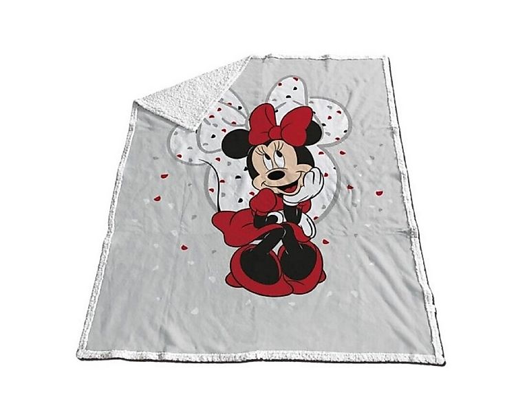 Wohndecke Fleecedecke 130x170 cm – Kuschelige Sherpa-Decke für Kinder, Disn günstig online kaufen