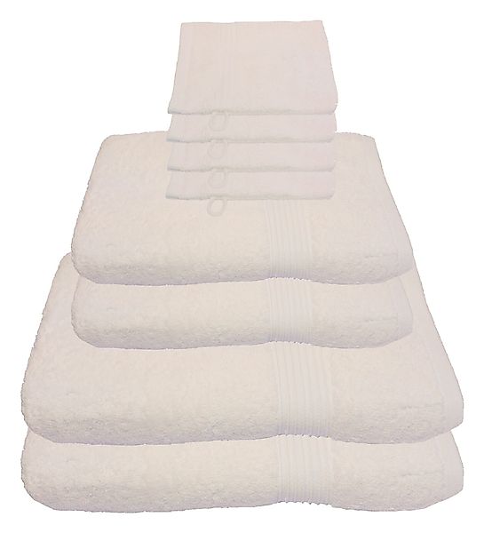 Julie Julsen Handtücher 8-Handtücher-Naturweiß, Baumwolle (8-St) günstig online kaufen