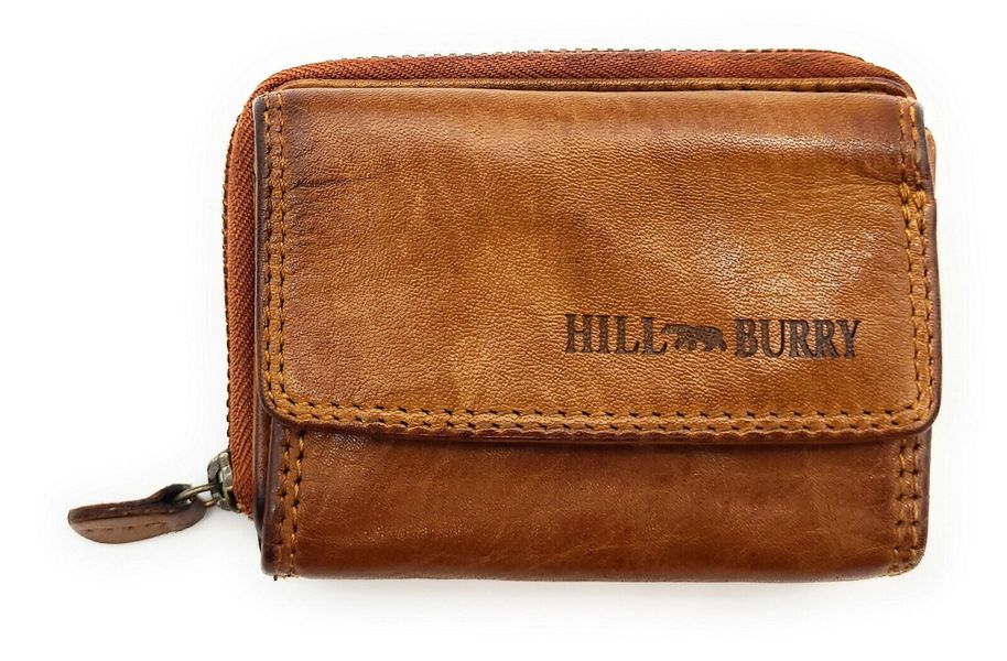 Hill Burry Mini Geldbörse kleines Waschleder günstig online kaufen