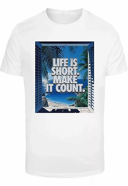 MisterTee T-Shirt "MisterTee Lifes Short Tee", (1 tlg.) günstig online kaufen
