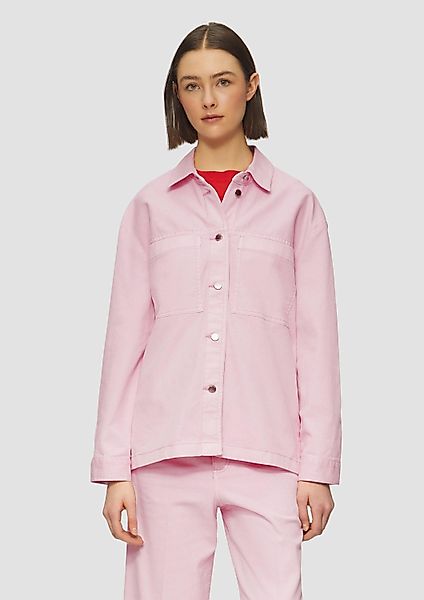 s.Oliver Hemdjacke Indoor-Jacke Overshirt aus Twill günstig online kaufen