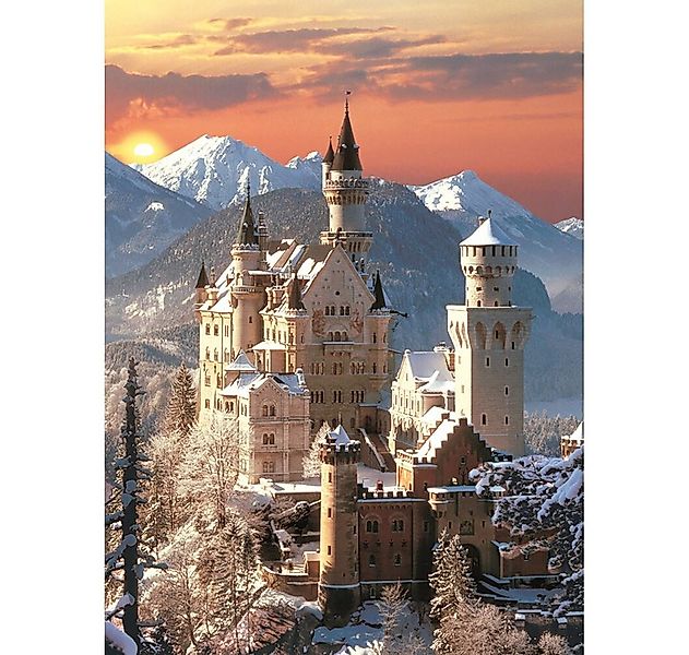 Clementoni® Puzzle CLEMENTONI Puzzle Neuschwanstein 1500 Teile, Puzzleteile günstig online kaufen