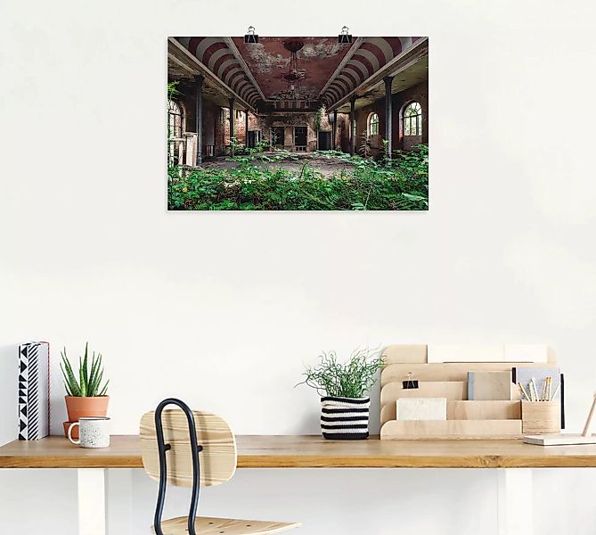 Artland Wandbild "Lost Places - Tanzsaal - verlassen", Gebäude, (1 St.), al günstig online kaufen