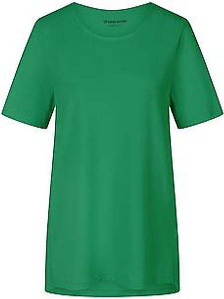Rundhals-Shirt Benedikte Green Cotton grün günstig online kaufen