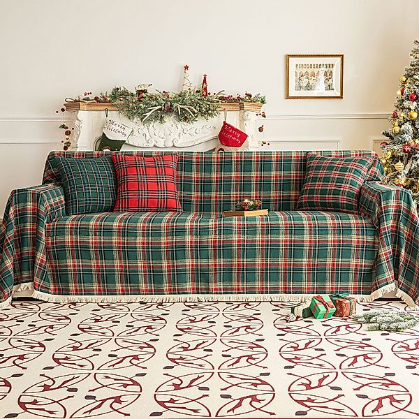 BTTO Sofahusse Sofabezug,Sofadecke Bezug,Sofa überwurfdecke mit Quasten, Co günstig online kaufen