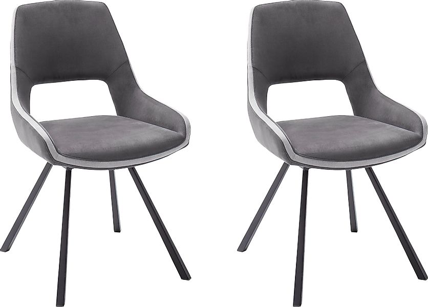MCA furniture Esszimmerstuhl »Bayonne« (Set) 2 Stk.2er Set, Stuhl 180°drehb günstig online kaufen