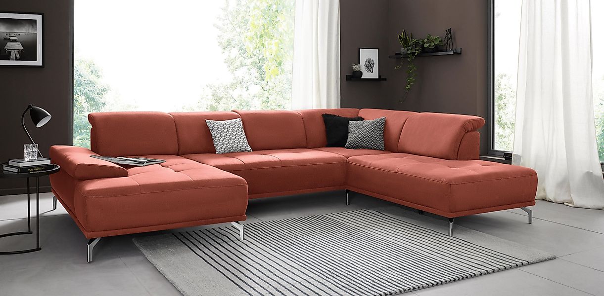 Places of Style Wohnlandschaft "Caluna", Inkl.Sitztiefenverstellung, wahlwe günstig online kaufen