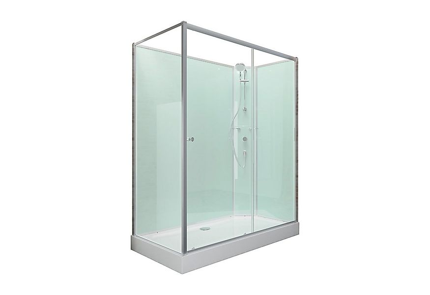Schulte Komplettdusche Ibiza, BxT: 80x120 cm, 5 mm Sicherheitsglas, Komplet günstig online kaufen