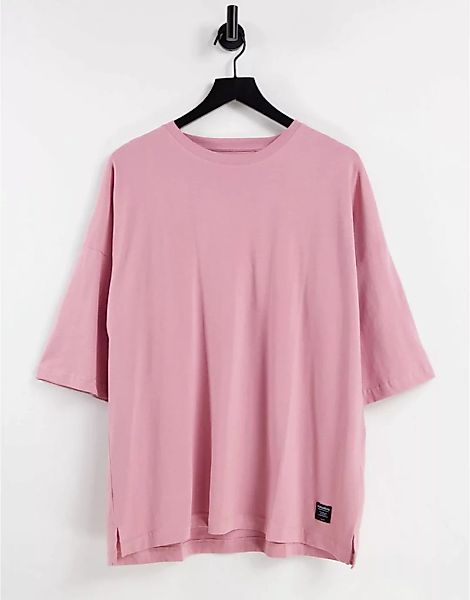 Pull&Bear – Oversize T-Shirt in Hellrosa günstig online kaufen