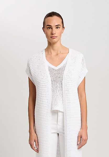 MARC AUREL Strickjacke in Netzoptik günstig online kaufen