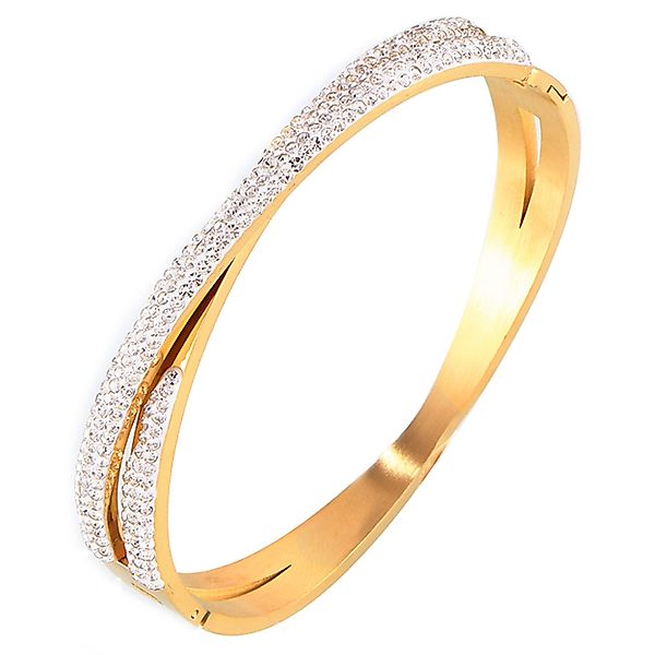 KARMA Armreif Damenarmreif Gold Metall Armschmuck günstig online kaufen