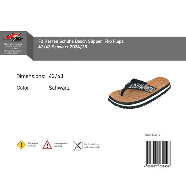 F2 F2 Herren Schuhe Beach Slipper günstig online kaufen