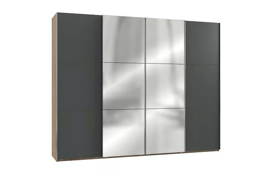 Schwebetürenschrank groß 3m mit Spiegel inkl. Syncro-Technik LEVEL36 A von günstig online kaufen