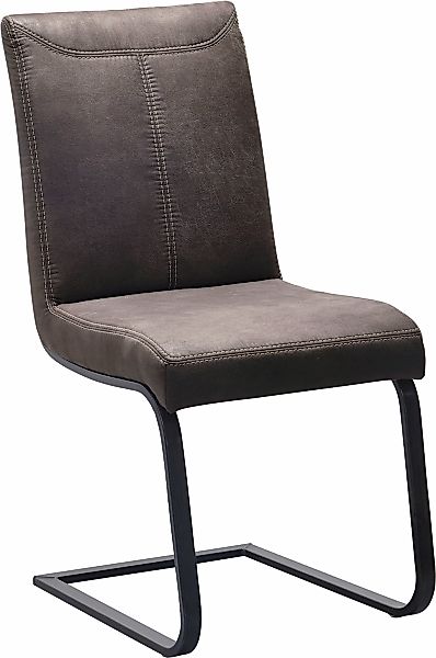 K+W Komfort & Wohnen Freischwinger "Floyd" () Kontrastnaht, Freischwingerge günstig online kaufen