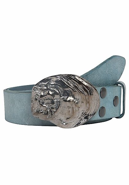 Rettungsring Gürtel Ledergürtel mit austauschbarer Schließe "Auster Muschel günstig online kaufen