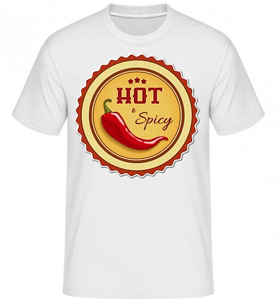 Hot & Spicy Sign · Shirtinator Männer T-Shirt günstig online kaufen