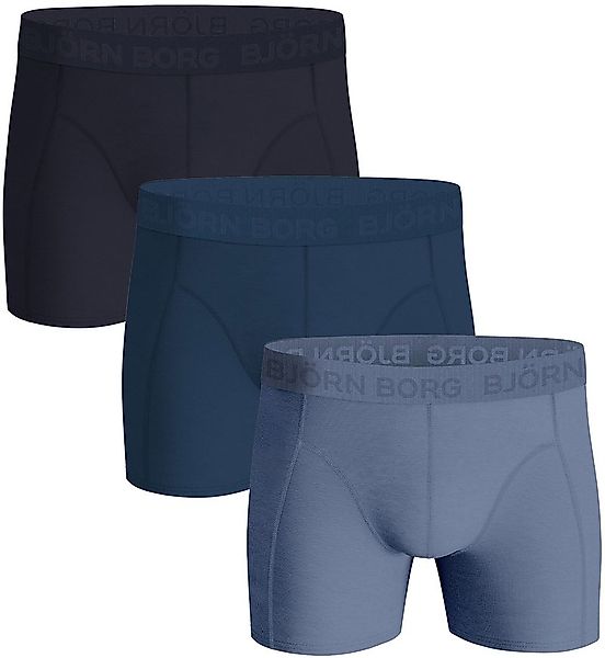 Bjorn Borg Boxers 3Pack Stretch Blau  - Größe S günstig online kaufen
