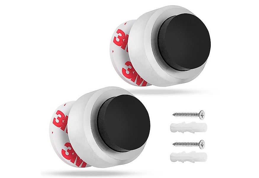 ECENCE Wandtürstopper Türstopper Wand Edelstahl 2x Wand-Puffer (2 St) günstig online kaufen