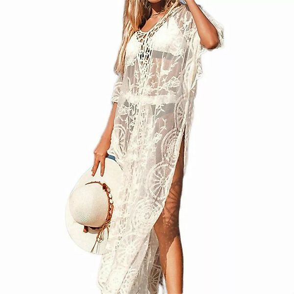 AFAZ New Trading UG Sommerkleid Kurzärmliger Strand-Cardigan über einem dün günstig online kaufen