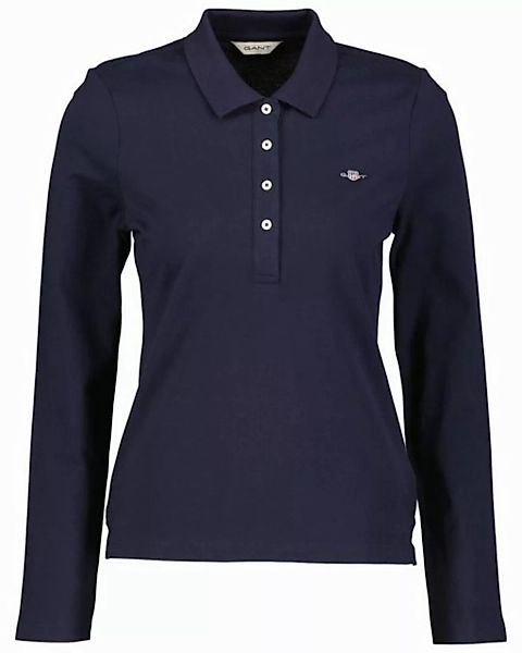 Gant Poloshirt Damen Poloshirt SLIM SHIELD LS PIQUE POLO (1-tlg) günstig online kaufen