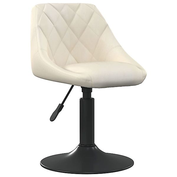 vidaXL Esszimmerstuhl Esszimmerstuhl Creme Samt (1 günstig online kaufen
