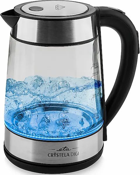 eta Wasserkocher »CRYSTELLA Digi ETA715390000«, 1,7 l, 2200 W, Einstellbare günstig online kaufen
