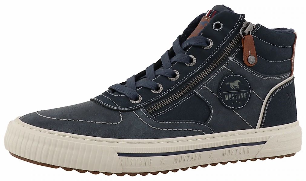 Mustang Shoes Sneaker "Masha" High Top Sneaker, Schnürboots mit Reißverschl günstig online kaufen