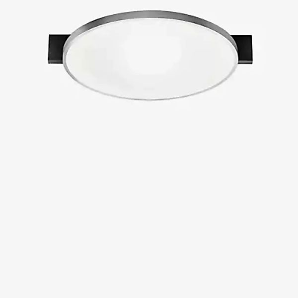 Light Point Inlay Round Deckenleuchte LED, schwarz/silber - 34,2 cm günstig online kaufen