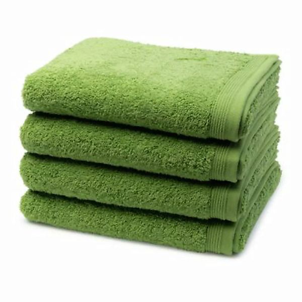 Möve 4 X Handtuch - im Set Superwuschel Handtücher grün günstig online kaufen