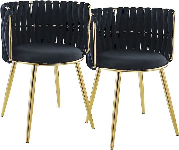 Kayoom Polsterstuhl »Stuhl Melly 125 2er-Set,tolles Design der Rückenlehne, günstig online kaufen