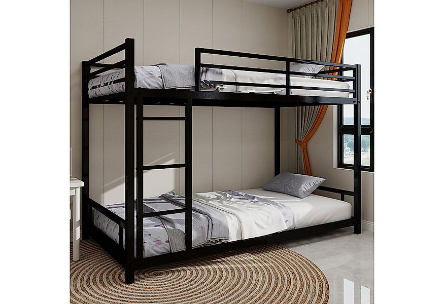 Odikalo Etagenbett Kinderbett Metallbett Hochbett Bettgestell Leiter 90x190 günstig online kaufen