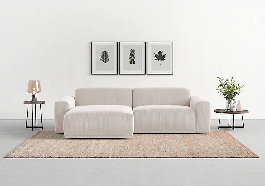 TRENDMANUFAKTUR Ecksofa »Braga, mit hochwertigem Kaltschaum, L-Form, in Cor günstig online kaufen