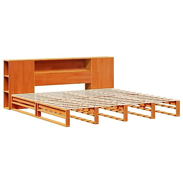 vidaXL Massivholzbett ohne Matratze Wachsbraun 200x200 Massivholz 3323889 günstig online kaufen