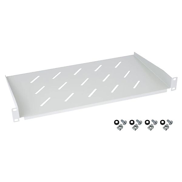 HMF 65499 Fachboden für Serverschrank  19 Zoll  1 HE  250mm Lichtgrau günstig online kaufen