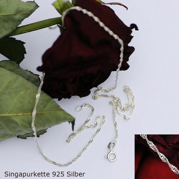 HOPLO Silberkette Silberkette Singapurkette Breite 1,4 günstig online kaufen