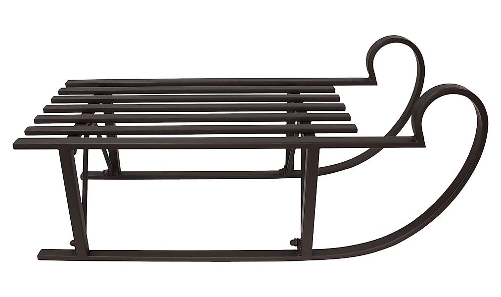 Dekoleidenschaft Weihnachtsfigur großer Schlitten "Klassik" Metall günstig online kaufen