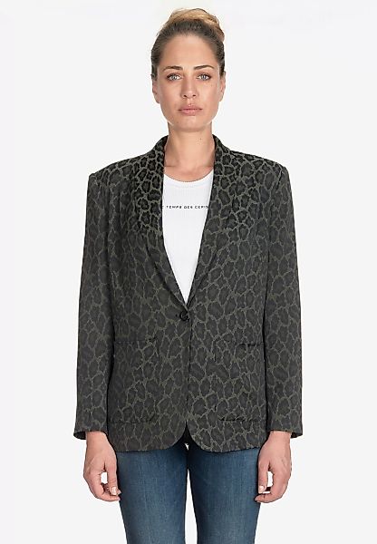 Le Temps Des Cerises Jackenblazer "AMELYA", mit tollem Animal-Print günstig online kaufen