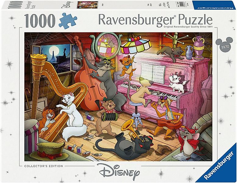 Ravensburger Puzzle Collector's Edition - Disney Classics, Aristocats, 1000 günstig online kaufen