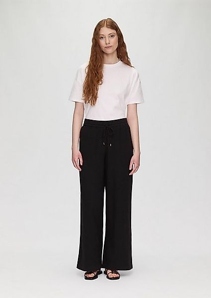 QS Stoffhose Relaxed: Hose aus Musselin günstig online kaufen