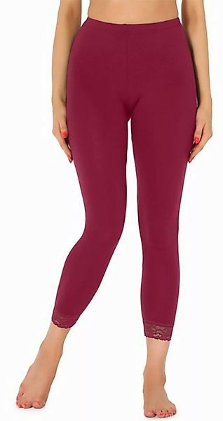 Merry Style Leggings Damen 7/8 Hose mit Spitze MS10-342 (1-tlg) aus Viskose günstig online kaufen