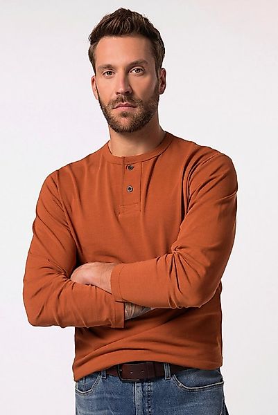 JP1880 T-Shirt Henley Langarm Vintage Look günstig online kaufen