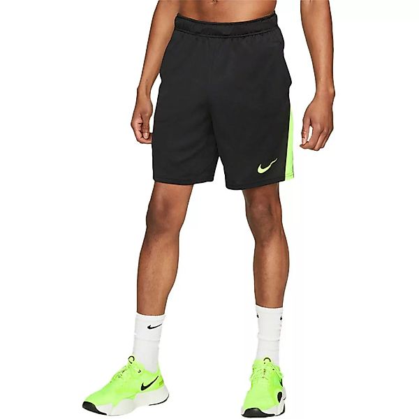 Nike Dri Fit Training Shorts Hosen M Black / Volt / Volt günstig online kaufen