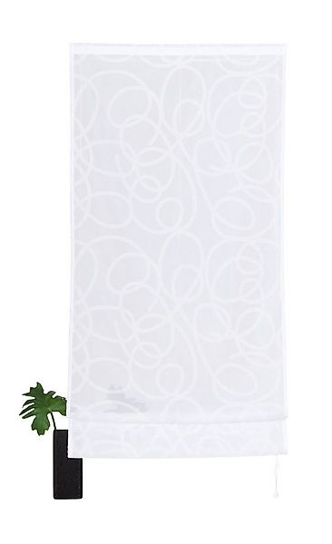 my home Raffrollo Tanaro, mit Klettschiene, Voile, Polyester günstig online kaufen